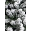 Brad artificial Alpin Snow 210 cm QC263, 950 Ramuri 2D + 3D PE, Circumferinta Bazei 297 cm